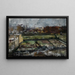 Vista desde el taller de Múnich - Lovis Corinth — cuadro enmarcado en la pared