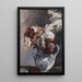 Crisantemos en la jarra - Lovis Corinth — cuadro enmarcado en la pared