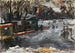Patinoire dans le Tiergarten de Berlin - Lovis Corinth — vista de la obra