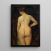 Nude female - Lovis Corinth — framed artwork on a wall