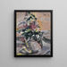 Lilac in a Glass Jug Lilac in a Glass Jug - Lovis Corinth — framed artwork on a wall