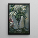 Lilac painting in a footed glass - Lovis Corinth — framed artwork on a wall