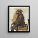 Hermann frappé en uniforme - Lovis Corinth — cuadro enmarcado en la pared