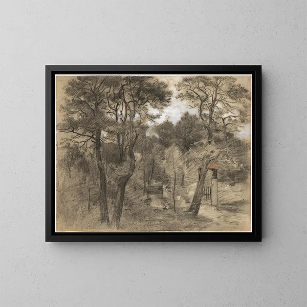 Landscape Painting - Lovis Corinth — framed artwork on a wall