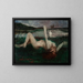 Leda - Lovis Corinth — framed artwork on a wall