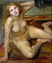 de niña desnuda sobre una alfombra - Lovis Corinth — vista de la obra