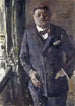 Retrato del presidente del Reich Friedrich Ebert - Lovis Corinth — vista de la obra