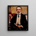 Portrait Painting of Dr. Karl Schwarz - Lovis Corinth — framed artwork on a wall