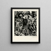 Nude Woman Leaning Back - Lovis Corinth — framed artwork on a wall