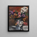 Roses, tulips and lilacs - Lovis Corinth — framed artwork on a wall