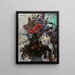 Rosas y lila - Lovis Corinth — cuadro enmarcado en la pared