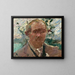 Autorretrato en Walchensee - Lovis Corinth — cuadro enmarcado en la pared