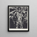 La Crucifixión de Cristo en la Cruz - Lovis Corinth — cuadro enmarcado en la pared
