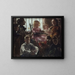 The painter Fritz Rumpf's family - Lovis Corinth — framed artwork on a wall