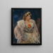 La chanteuse Frieda Halbe - Lovis Corinth — framed artwork on a wall
