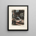 Torgau The king writes on the steps of the altar - Lovis Corinth — framed artwork on a wall