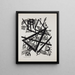 Fametszet - László Moholy-Nagy — framed artwork on a wall