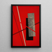 Construction IV - László Moholy-Nagy — framed artwork on a wall