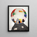 Nuclear I CH - László Moholy-Nagy — cuadro enmarcado en la pared