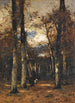 Bosque en Fontainebleau - László Pál — vista de la obra