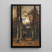 Bosque en Fontainebleau - László Pál — cuadro enmarcado en la pared