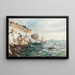 La corniche du Pont de la Fausse Monnaie Marsella - Luc Raphael Ponson — cuadro enmarcado en la pared