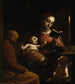 Santa Familia con san Juan Bautista - Luca Cambiaso — vista de la obra