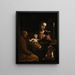 Santa Familia con san Juan Bautista - Luca Cambiaso — cuadro enmarcado en la pared