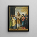 The Presentation at the Temple - Luca Longhi — framed artwork on a wall