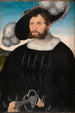 retrato de Monsieur A von Rechenberg - Lucas Cranach el Viejo — vista de la obra