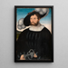 retrato de Monsieur A von Rechenberg - Lucas Cranach el Viejo — cuadro enmarcado en la pared