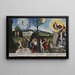 Damnation et rédemption - Lucas Cranach l'Ancien — cuadro enmarcado en la pared