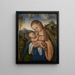 María con el Niño - Lucas Cranach el Viejo — cuadro enmarcado en la pared