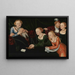 Viejo hombre seducido por cortesanas - Lucas Cranach el Viejo — cuadro enmarcado en la pared