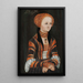 Portrait of Saint Bridget of Sweden - Lucas Cranach the Elder — framed artwork on a wall