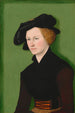 Retrato de una mujer - Lucas Cranach el Viejo — vista de la obra