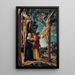 The Lamentation of Christ - Lucas Cranach the Elder — framed artwork on a wall