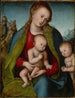 The Virgin Mary with the Child and Saint John the Baptist - Lucas Cranach the Elder — artwork view