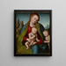The Virgin Mary with the Child and Saint John the Baptist - Lucas Cranach the Elder — framed artwork on a wall