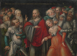 Lucas Cranach the Younger - Christ and the Adulteress.webp
