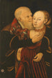 Amantes mal combinados - Lucas Cranach el Joven — vista de la obra