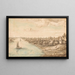 Paisaje fluvial - Lucas van Uden — cuadro enmarcado en la pared