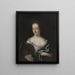 Beata Elisabeth von Königsmarck - Lucas von Breda — framed artwork on a wall