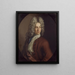 Autorretrato - Lucas von Breda — cuadro enmarcado en la pared