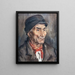 Portrait of a Resident of Rabastens - Luce Boyals — framed artwork on a wall