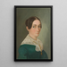 Retrato de Frau Jos Ruch née Faist - Lucian Reich — cuadro enmarcado en la pared