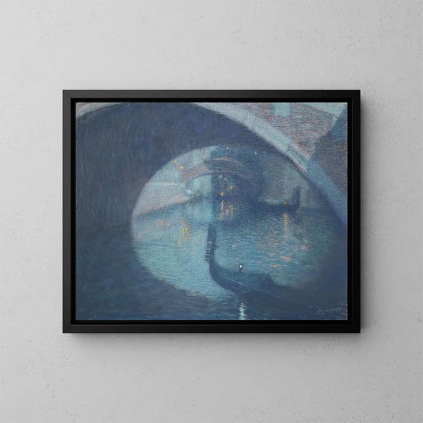 Venecia - Lucien Lévy-Dhurmer — cuadro enmarcado en la pared