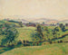 Tarde brumosa en Brough - Lucien Pissarro — vista de la obra