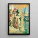 Carnaval en Venecia - Lucien Simon — cuadro enmarcado en la pared
