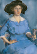 Self-portrait Painting - Lucy May Stanton — artwork view